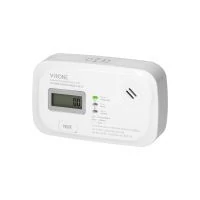 VIRONE DC-8 Elemmel működő füstérzékelő, 2xAA, 10 év