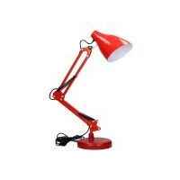 VIRONE DL-1/R DIAN asztali lámpa, 60W, acél lámpatest, piros