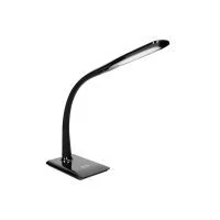 VIRONE DL-7/B ERIE LED DIM 7W asztali lámpa fényerő-szabályozással és színhőmérséklet-szabályozással 3000K-4000K-6000K, 400lm, fekete