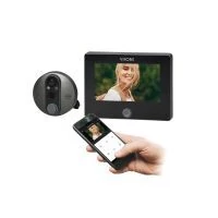 VIRONE DV-3 Digitális ajtókijelző 4,3" kamerával, mozgásérzékelővel, SMART funkcióval, éjszakai világítással és újratölthető akkumulátorral