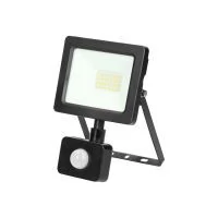 VIRONE FL/R-1 ALLED LED reflektor PIR mozgásérzékelővel 20W, 1500lm, IP44, 4000K, Alu+üveg