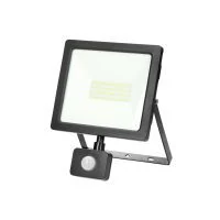 VIRONE FL/R-3 ALLED LED reflektor PIR mozgásérzékelővel 50W, 3700lm, IP44, 4000K, Alu+üveg