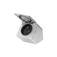 VIRONE FS-9 Hermetikus bútoraljzat fedéllel, IP44, 1x2P+F, ezüst