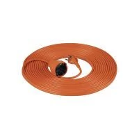 VIRONE GES-1(GS)/10M Kerti hosszabbító kábel 1 Schuko aljzattal, PVC 3x1mm², 10 m hosszú