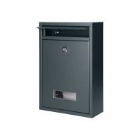 VIRONE MB-3/A Kis BALI postaláda névtáblával, horganyzott acél, antracit