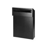 VIRONE MB-5/B FIJI átmenő postaláda hengerzárral, fekete