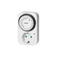VIRONE MT-1(GS) Dugaszolható mechanikus időzítő, max. 3500 W, schuko