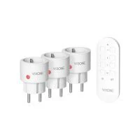 VIRONE RS-8(GS) MINI vezeték nélküli konnektorok távirányítóval, Schuko, 3+1, 2300W
