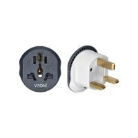 VIRONE TA-7 Utazó adapter - Egyesült Királyság, 230V/13A univerzális aljzat, brit csatlakozó (G típus)