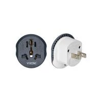 VIRONE TA-8 Utazó adapter - USA-ba, 110-230V/10A univerzális aljzat, amerikai dugó (A, B típus)