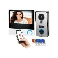 VIRONE VDP-67 PAVONIS, videós kaputelefon szett, 4 vezetékes, 7", Wi-Fi, érintőképernyő, Full HD, RFID olvasó