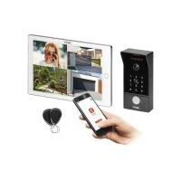 VIRONE VDP-70/W MAILO, videós kaputelefon szett, 4 vezetékes, 10", Wi-Fi, érintőképernyő, Full HD, RFID olvasó, kódzár
