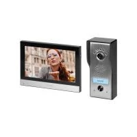 VIRONE VDP-71/B ACERO, videós kaputelefon szett, kézibeszélő nélküli, érintőképernyős 7" LCD, microSD nyílással, Full HD 2MP