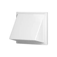 VIRONE VGS/H/80-150/W Szellőzőrács fedéllel Ø80-150, fehér