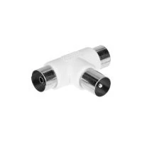 VIRONE ZA-6 TV T-csatlakozó, dugó / 2x aljzat