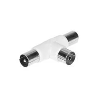 VIRONE ZA-7 TV T-csatlakozó, aljzat / 2x dugó