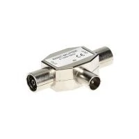 VIRONE ZA-8 TV T-csatlakozó / 2x-es aljzat, fém