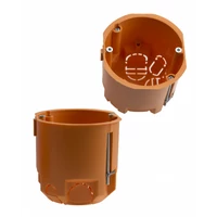 GIPSZKARTON SZERELVÉNYDOBOZ CSAVAROKKAL, MÉLY, PK 68, NARANCSSÁRGA, sorolható,73MM