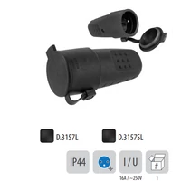 GUMI LENGŐ DUGALJ, LUX, CSAPFEDELES, 250V, 16A, IP44