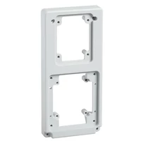 Schneider 13142 MUREVA (Kaedra) Nyílás adapter, csavarozható, 2 nyílás, 65x85mm és 90x100mm