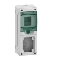 Schneider 13175 MUREVA (Kaedra) Mini elosztó, átlátszó ajtó,  1x4 modul+1 nyílás