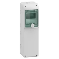 Schneider 13189 MUREVA (Kaedra) Univerzális kiselosztó, átlátszó ajtó, 1x5 modul