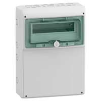 Schneider 13192 MUREVA (Kaedra) Univerzális kiselosztó, átlátszó ajtó, 1x12 modul