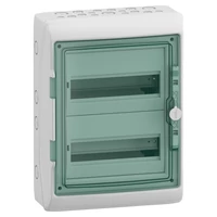 Schneider 13433 MUREVA (Kaedra) Kiselosztó, átlátszó ajtó, 2x12 modul