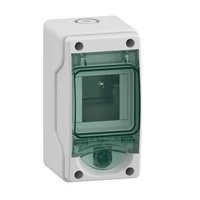 Schneider 13975 MUREVA (Kaedra) Mini elosztó, átlátszó ajtó, 1x3 modul