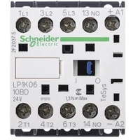 SCHNEIDER LP1K0610BD Kontaktor (mágnesk) 2.2kW/400VAC-3 3-Z 24VDC 1-z csavaros