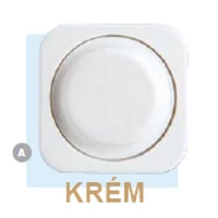 Prodax Classic Fedélkészlet fényerőszabályzós kapcsolóhoz, krém (Pf-1 KR) KÉSZLETEN!!!