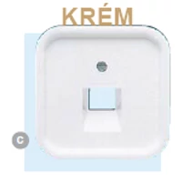 Prodax Classic 1xRJ11/RJ45 burkolat, krém (Pf-4 KR) KÉSZLETEN!!!