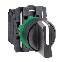 Schneider Harmony komplett műanyag választókapcsoló, Ø22, 3 állású, 2NO XB5AD33