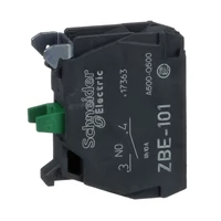 Schneider ZBE101 Harmony XB4/XB5 érintkező blokk, 1NO, csavaros csatlakozó
