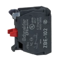 Schneider ZBE102 Harmony XB4/XB5 érintkező blokk, 1NC, csavaros csatlakozó