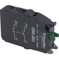 Schneider ZBE203 Harmony XB4/XB5 érintkező blokk, 2NO, csavaros csatlakozó