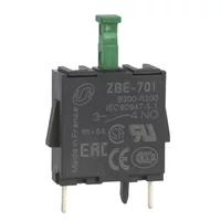 Schneider ZBE701 Harmony XB4/XB5 érintkező blokk, 1NO, tűs érintkezős, NYÁK lapra forrasztható