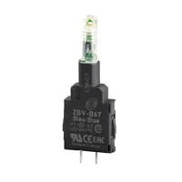 Schneider ZBVB17 Harmony jelzőlámpa világító modul, LED, 24VAC/DC, fehér, tűs csatlakozó