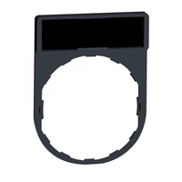 Schneider ZBY2101 Harmony címketartó 30x40 mm, Ø22 készülékekhez, 8x27 mm felirati címkével, jelöletlen, fekete/piros