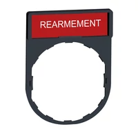 Schneider ZBY2123 címketartó 30 x 40 mm címkével 8 x 27 mm jelöléssel REARMEMENT