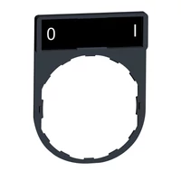 Schneider ZBY2178 Harmony címketartó 30x40 mm, Ø22 készülékekhez, 8x27 mm felirati címkével, O-I