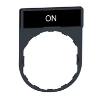 Schneider ZBY2311 Harmony címketartó 30x40 mm, Ø22 készülékekhez, 8x27 mm felirati címkével, ON