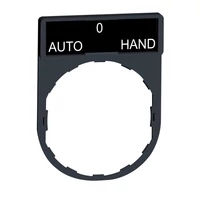Schneider ZBY2385 Harmony címketartó 30x40 mm, Ø22 készülékekhez, 8x27 mm felirati címkével, AUTO-O-HAND