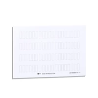 Schneider ZBY4100 Harmony felirati címke, 8x27 mm, 30x40 mm címketartóhoz, felirat nélkül, 76db
