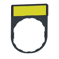 Schneider ZBY4101 Harmony címketartó 30x40 mm, Ø22 készülékekhez, 8x27 mm felirati címkével, jelöletlen, fehér/sárga