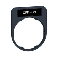 Schneider ZBYF2367 Harmony címketartó, 40x50 mm, Ø30 süllyesztett készülékhez, 8x27 címkéhez, OFF-ON