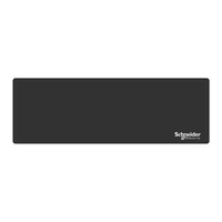 Schneider ZBYLEG301000 Harmony kezelőpanel maszk, 300x100mm, teli fekete