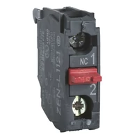 Schneider ZENL1121TQ Harmony érintkezőblokk, Ø22 készülékekhez, 1NC, hátsó rögzítés, MOQ: 100db