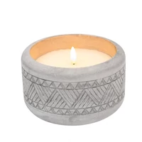 SOMOGYI Home CDL 14 LED-es kőmécses, valódi viasz, LED, ismétlődő időzítés, 8,5 cm magas