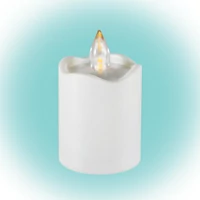 SOMOGYI Home CDX 2/WH LED-es LED-es gyertya, beltéri, 1db pislákoló sárga LED